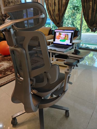 Customer photo review of Newtral Pro Laptop Table (Laptop Table on Chair with Folding Legs)