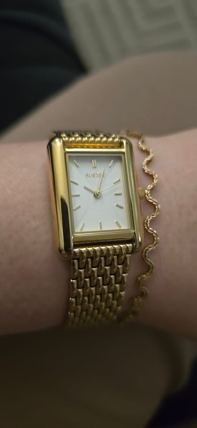 Customer photo review of Olivia Gold White