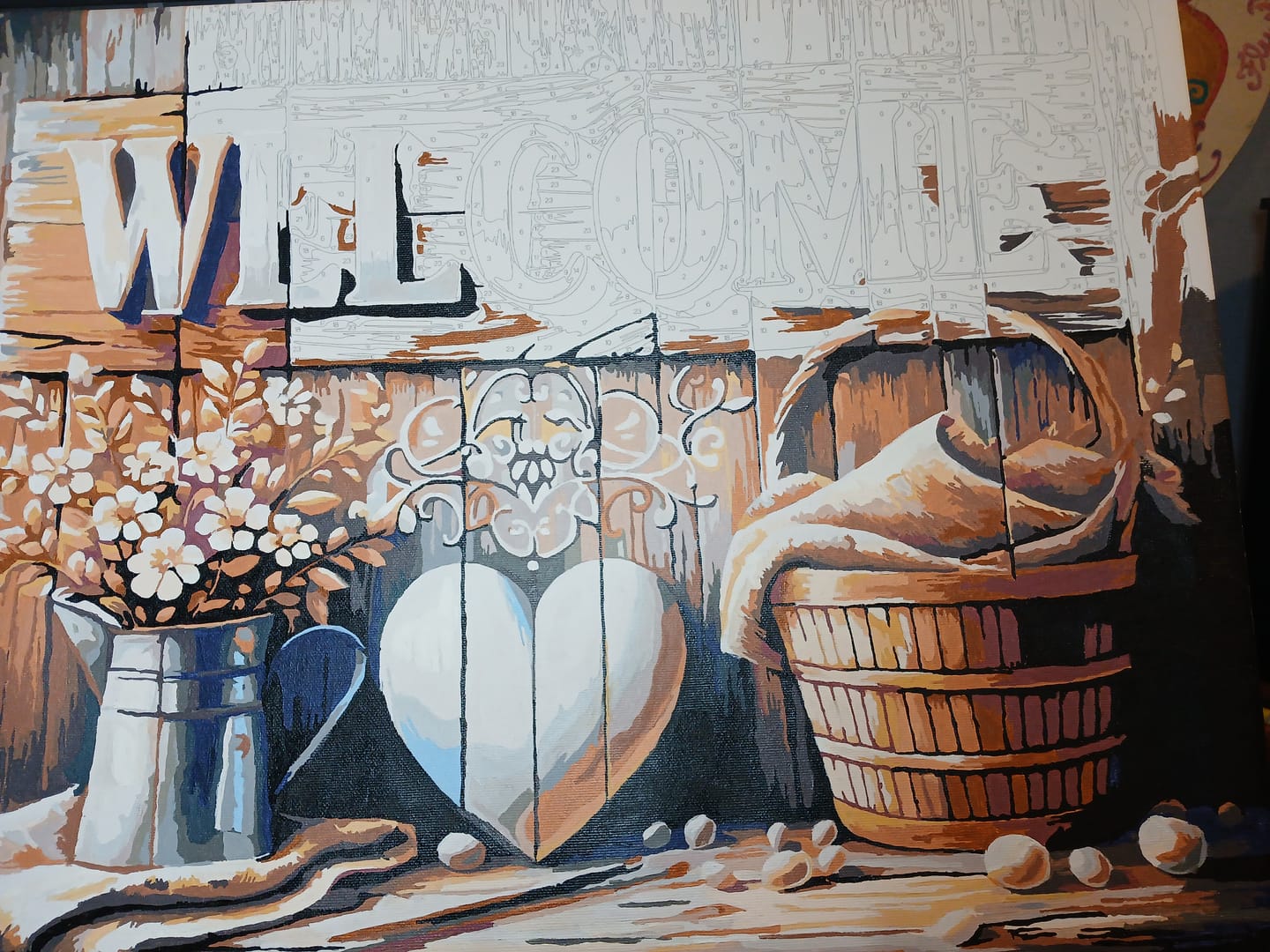 Customer photo review of Paint by Numbers - Welcome