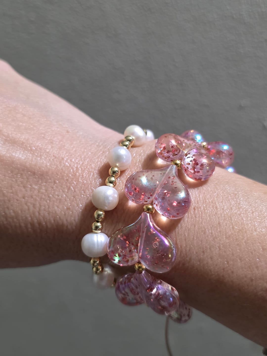 Customer photo review of Pearl Dots Bracelet