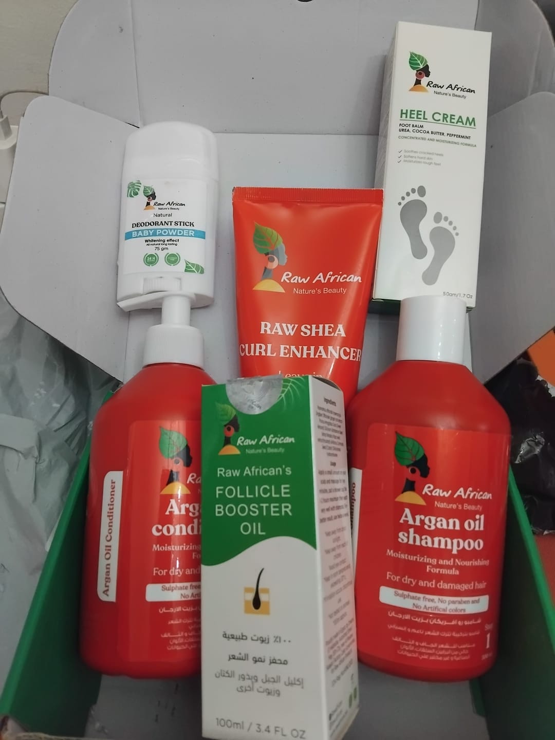 Customer photo review of Baby Powder Natural Deodorant