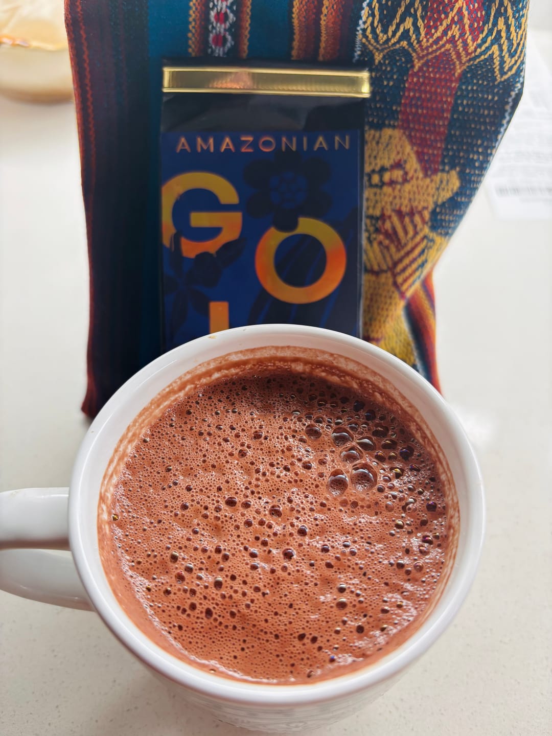 Customer photo review of Amazonian Gold Ceremonial Cacao