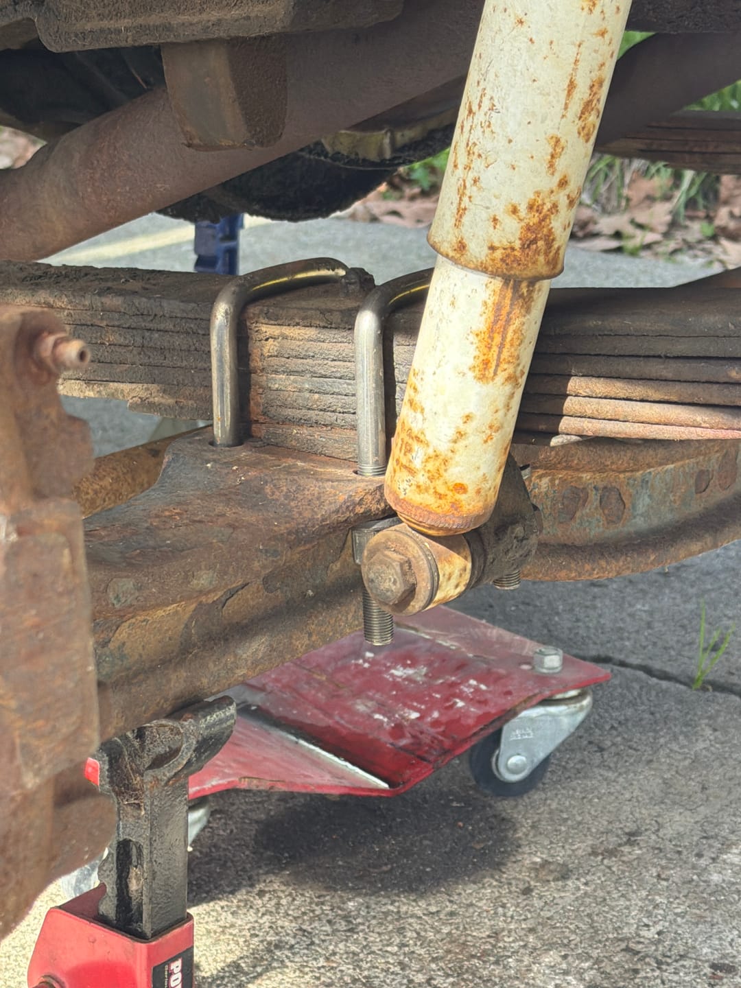 Customer photo review of 1/2 Inch Diameter U-Bolts - Square