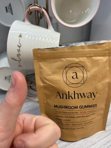 Customer photo review of Mushroom Gummies