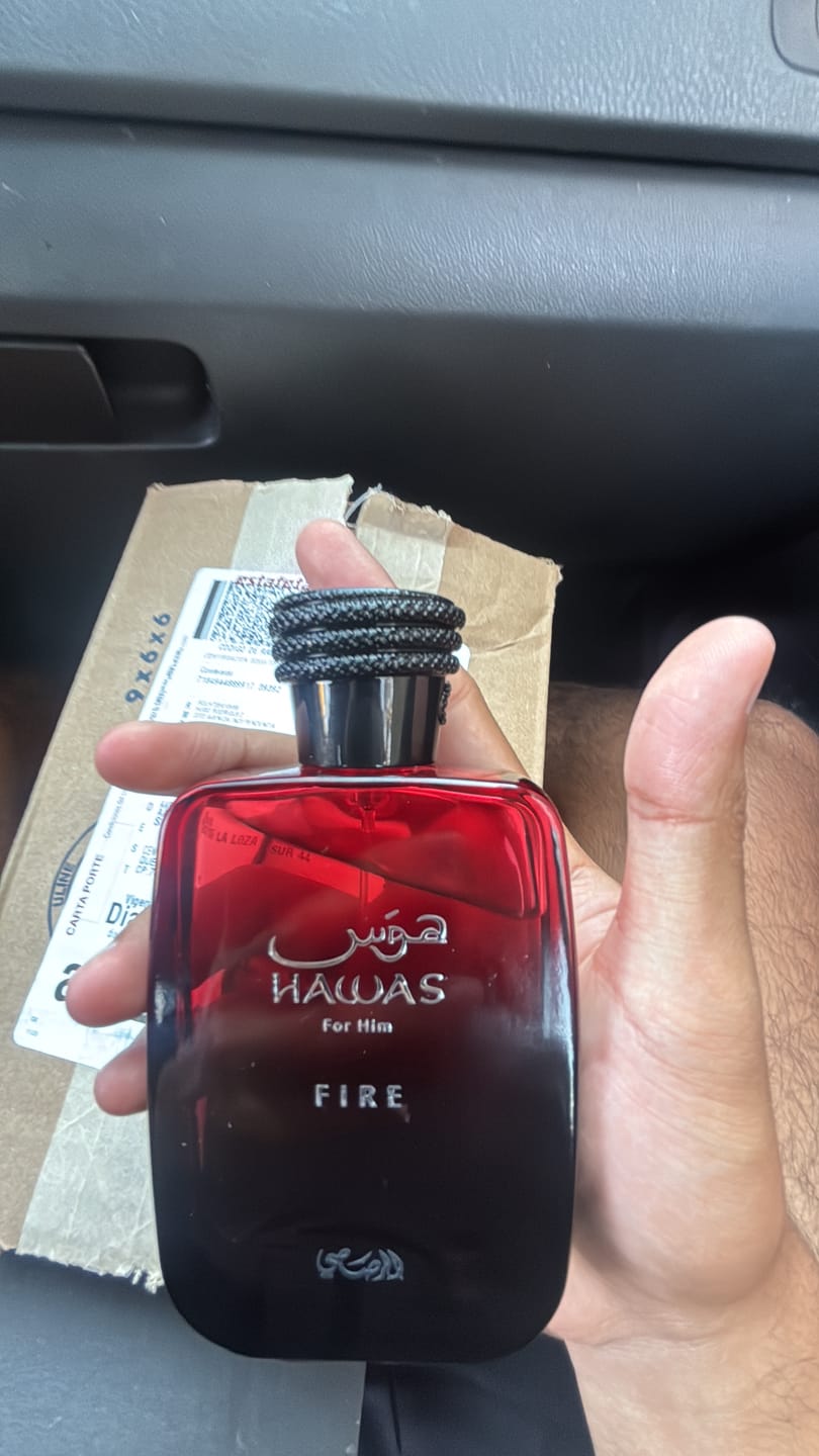 Customer photo review of Perfume Hawas Fire 100ml EDP
