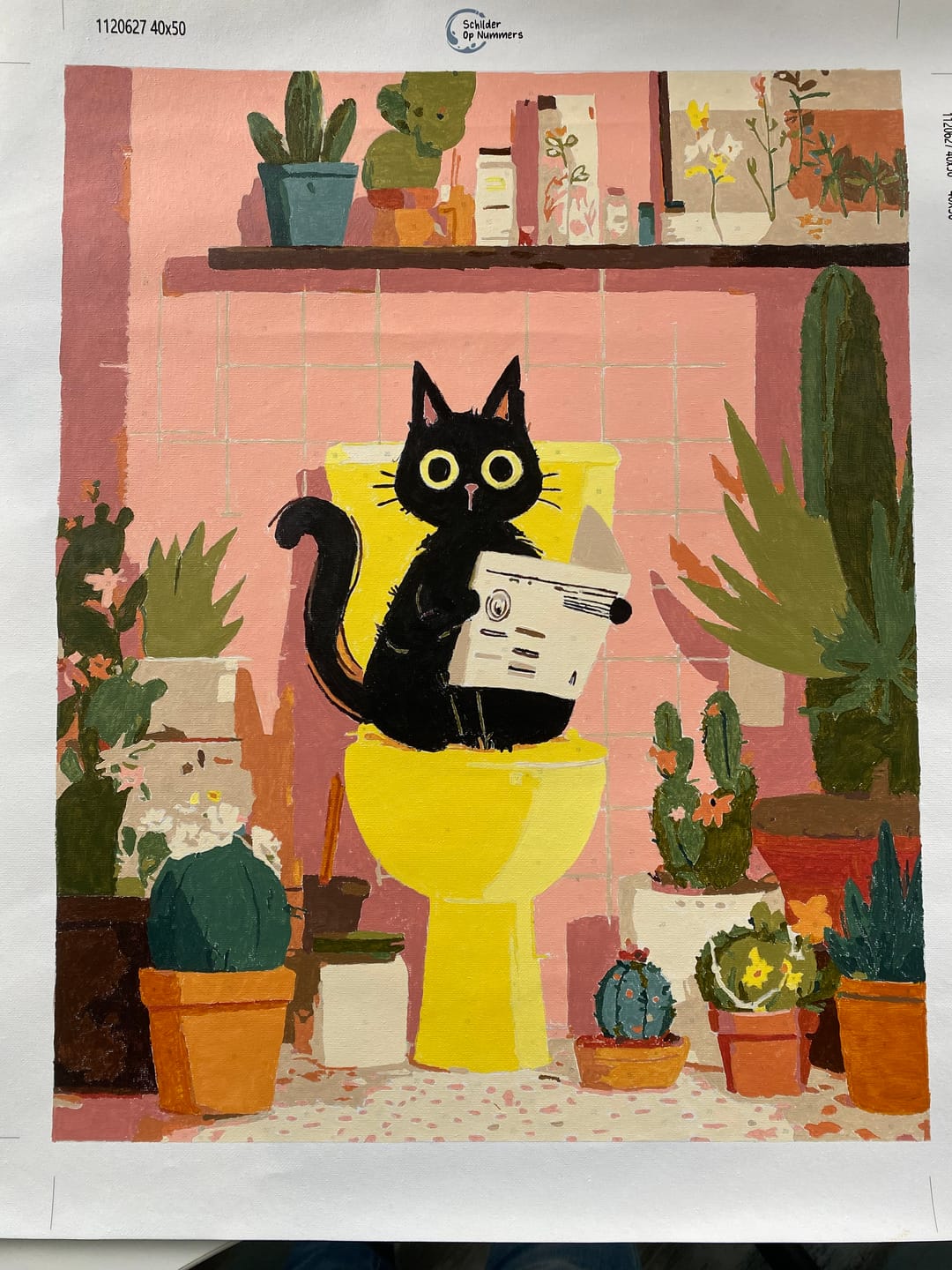 Customer photo review of De zwarte kat op het toilet