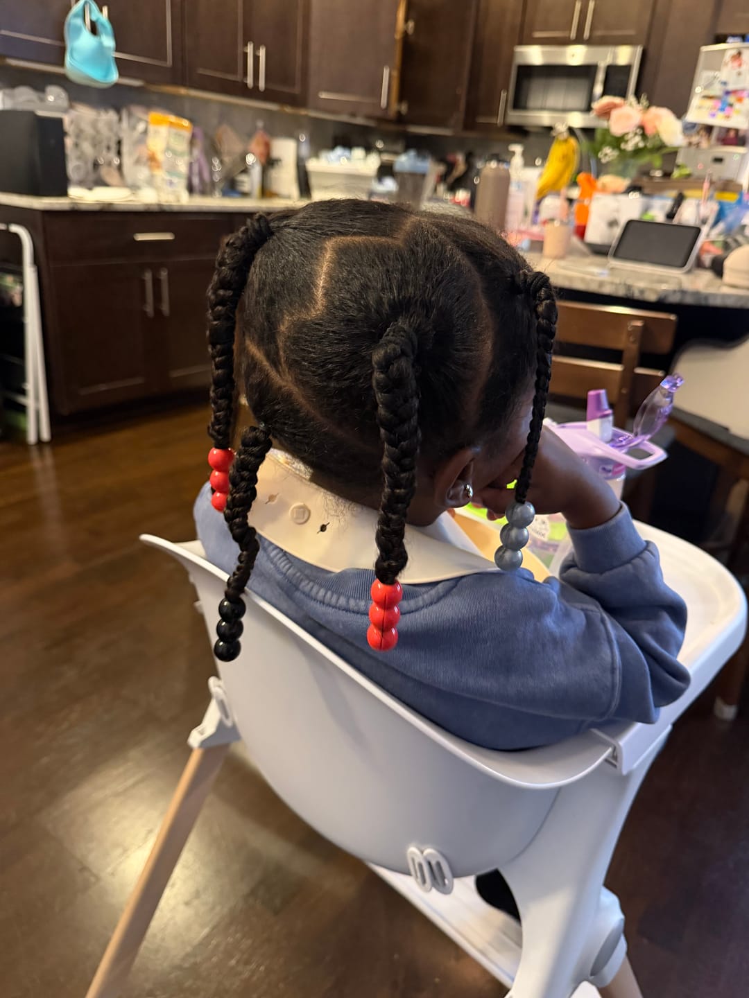 Customer photo review of Hydrating Multi-Use Styling Foam