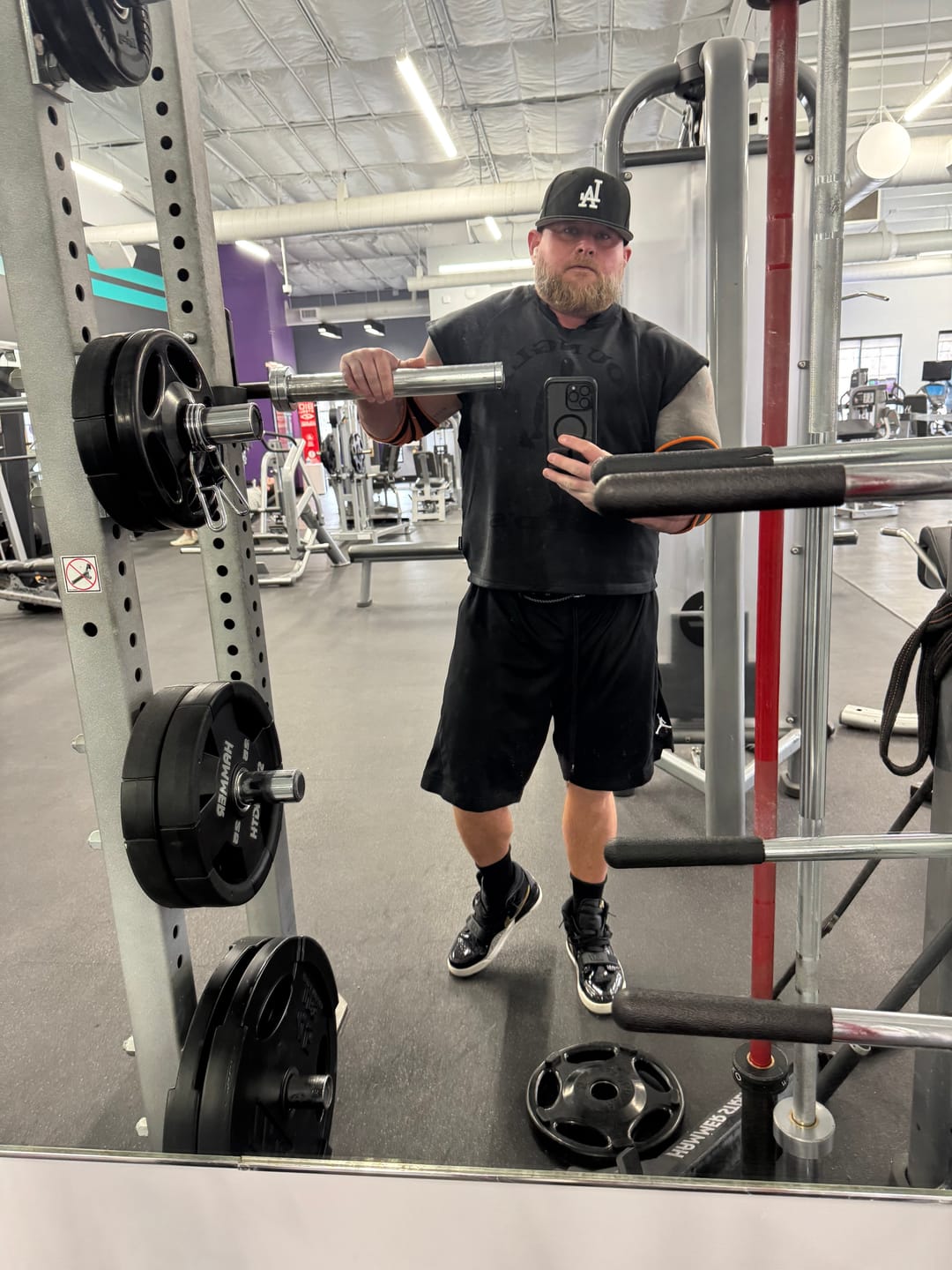 Customer photo review of 5097 - Gold's Iron Legacy Shadow Cut-Offs