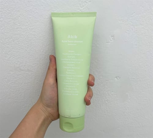 Customer photo review of Mild foam cleanser Heartleaf foam
