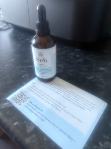 Customer photo review of Seb Natural Calming Serum