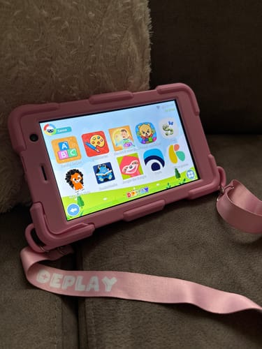 Fotorecensie van een klant over DEPLAY Kids Tablet SMART 5 | Beste Kindertablet | Blauw of Roze