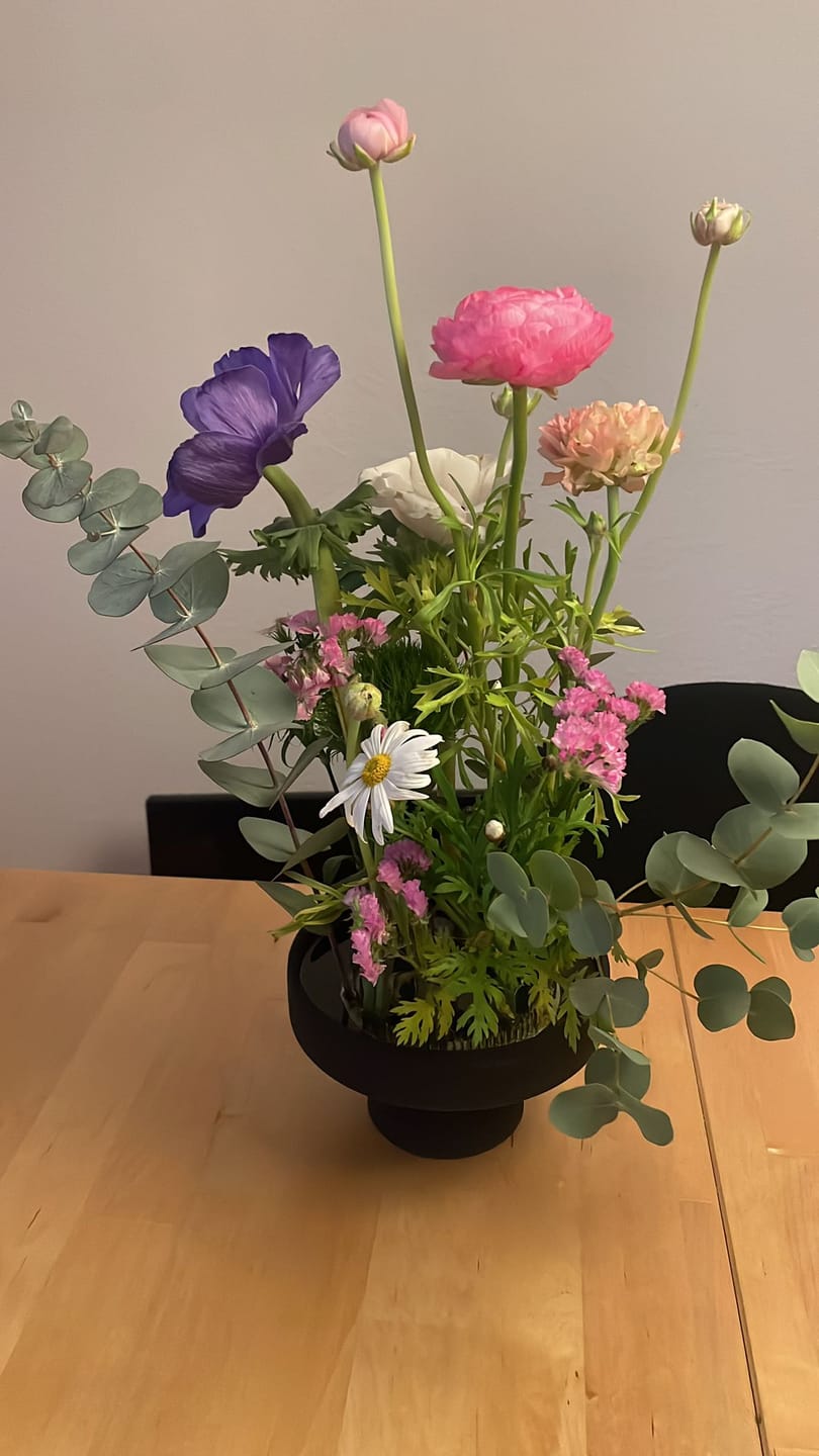 Customer photo review of Grandpa's Favourite Flower Design Kit