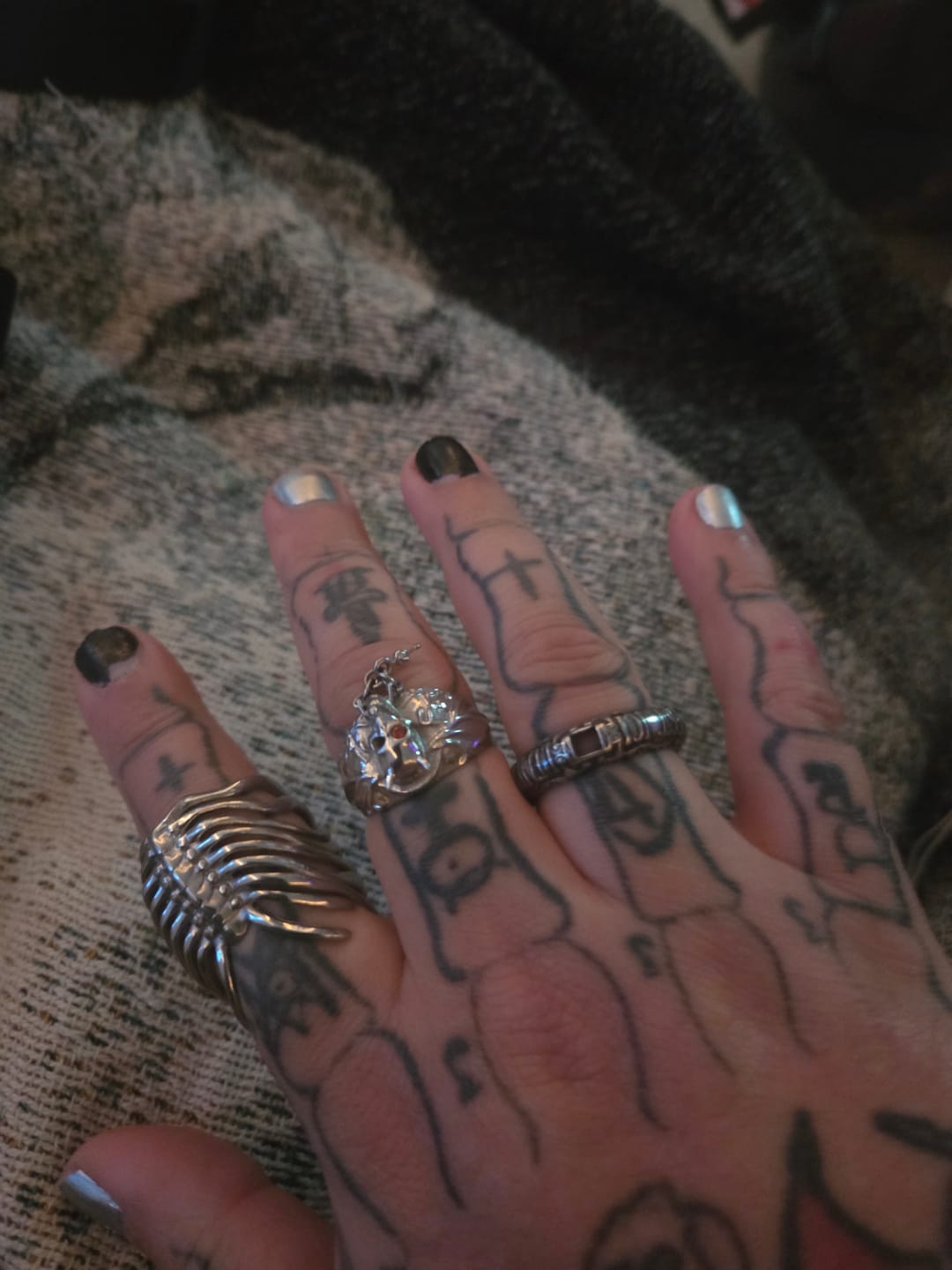 Customer photo review of UPGRADED CATACOMBS RING