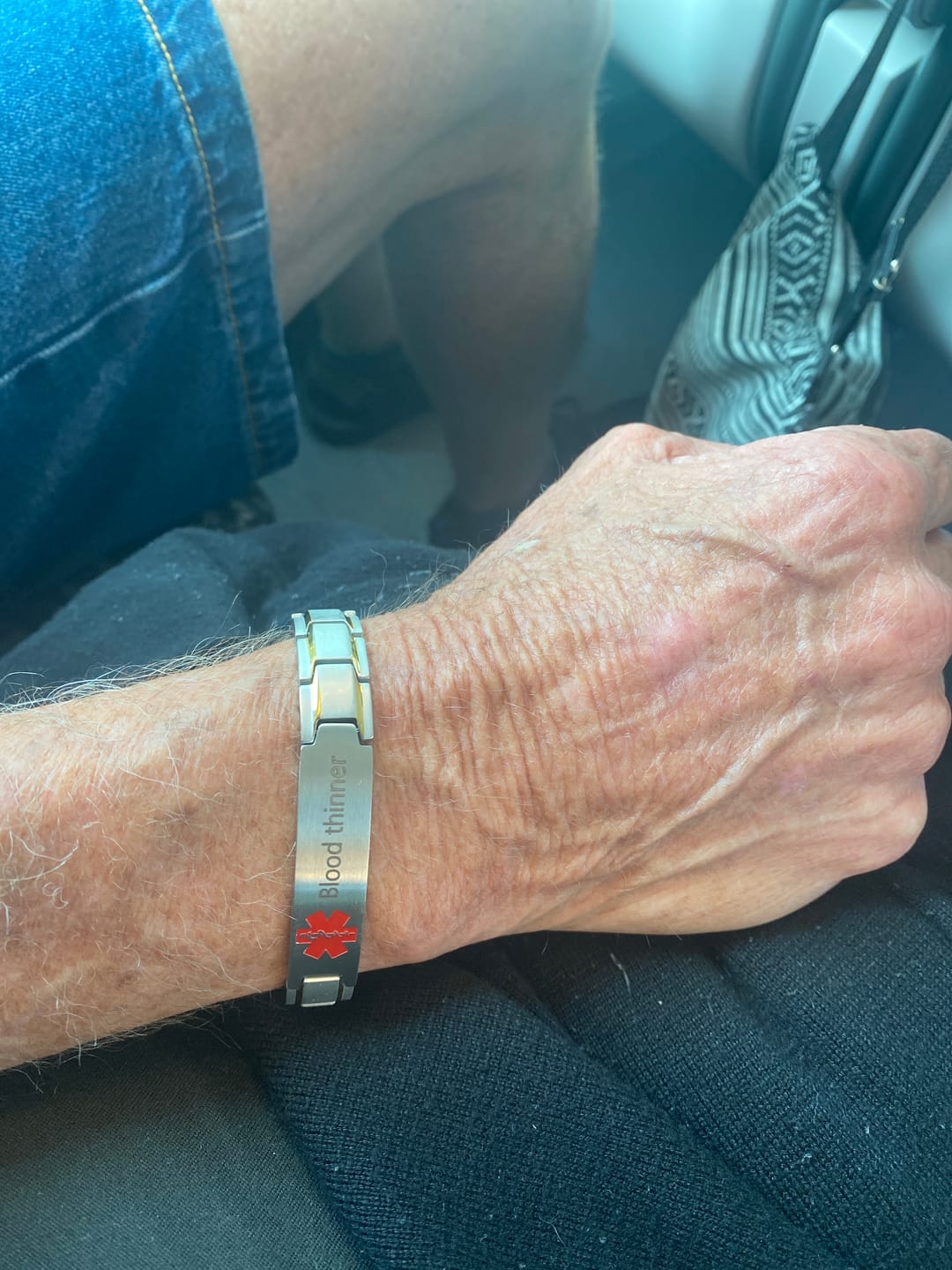 Customer photo review of VitalLink Luxe Medical Alert Bracelet
