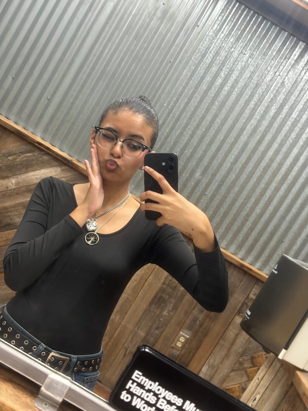 Customer photo review of COSMIC HEART PENDANT