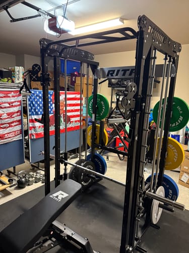 Customer photo review of RitFit M1 PRO Smith Machine Home Gym Package Comprehensive All-In-One Workout System