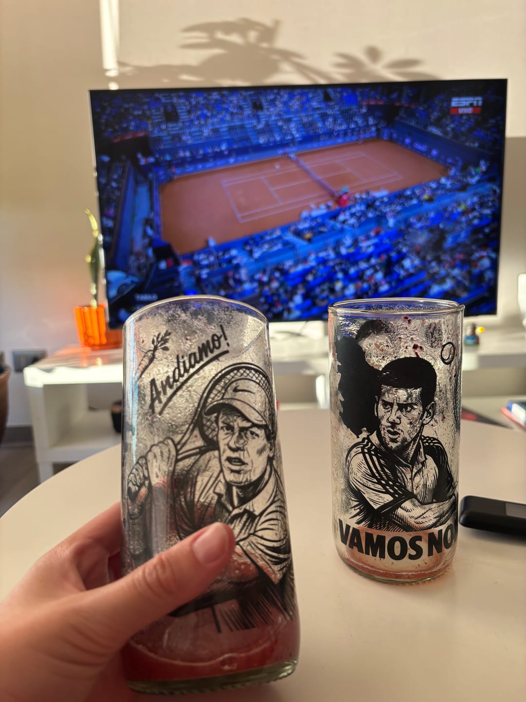 Customer photo review of GRAND SLAM - Juego de 6 Vasos