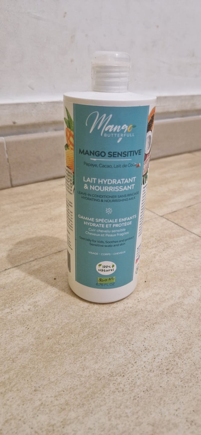 Customer photo review of Lait hydratant et nourrissant - SENSITIVE