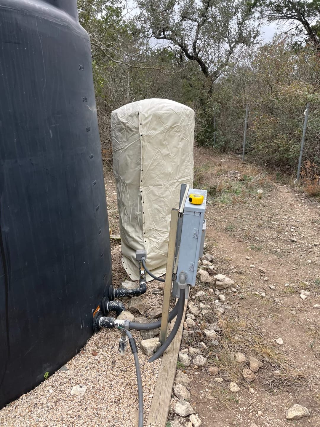 Customer photo review of Cold Snap™ Pressure Tank Insulation Multilayer Jacket