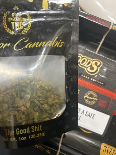 Customer photo review of Gold Spectrum THCA Flower (Exotic Smalls)