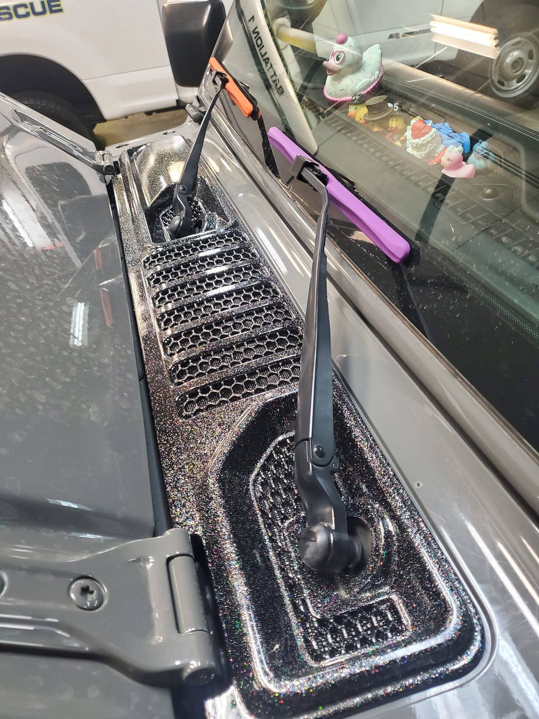 Customer photo review of Holographic OEM Cowl Wiper Panel for Jeep JL JT 2018+