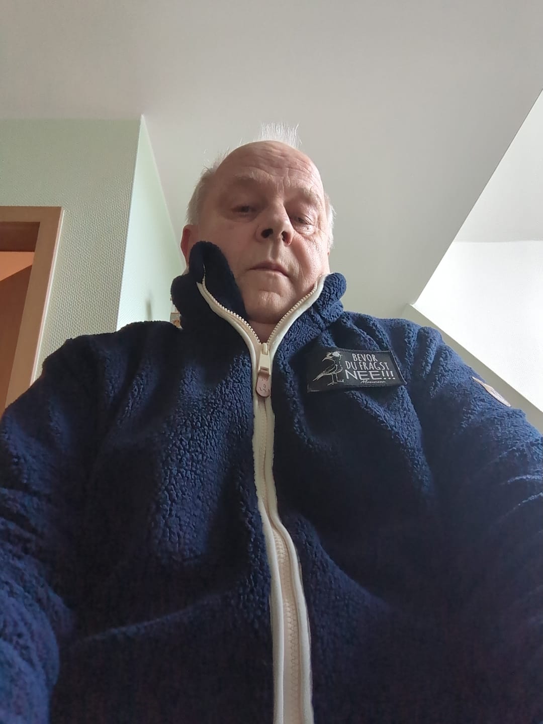 Customer photo review of Klettwatt Patch · Unisex Premium Sherpa Jacke