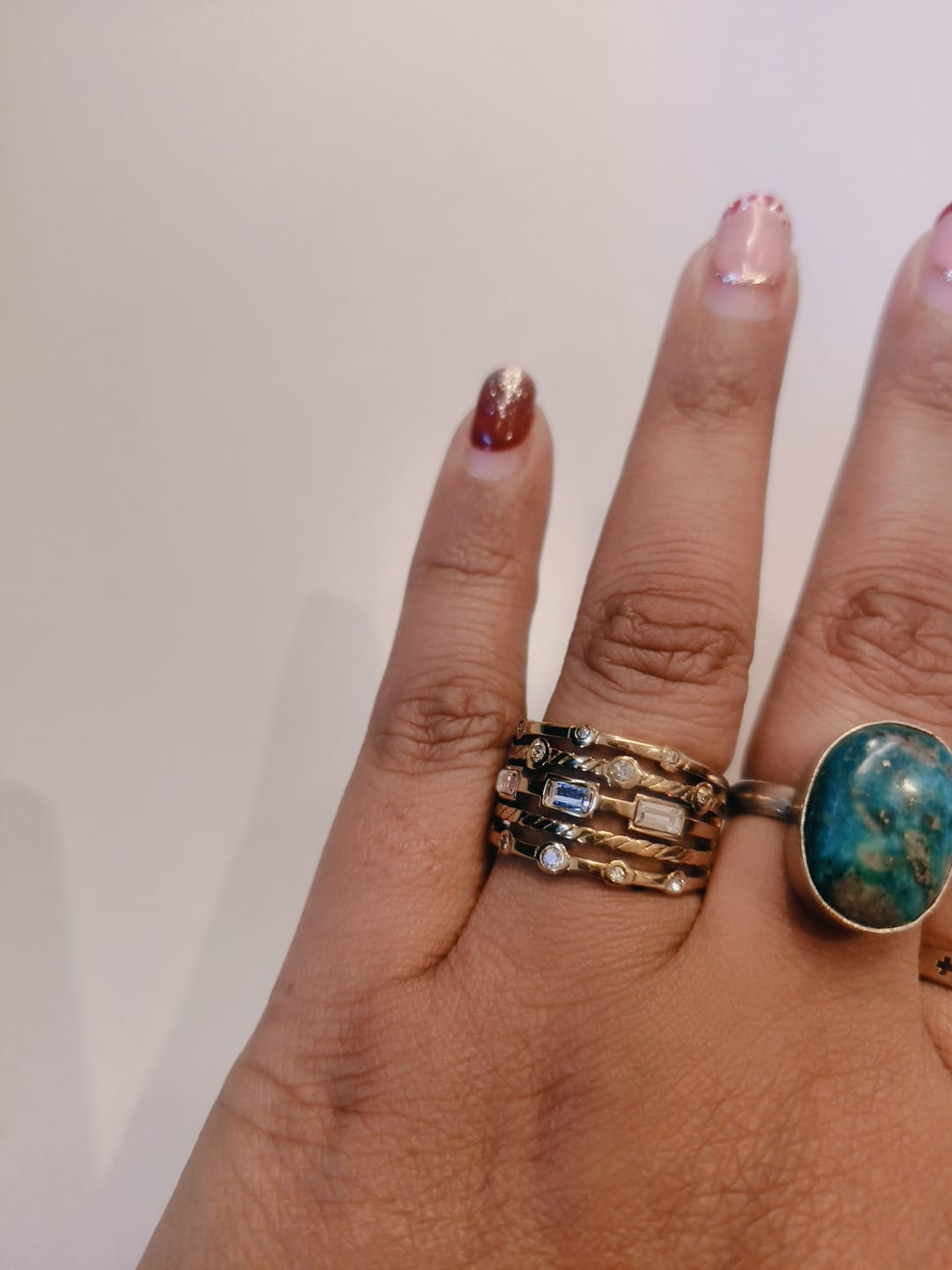 Customer photo review of Monarch Layers Ring
