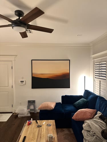 Customer photo review of Sienna Ridge Canvas Art