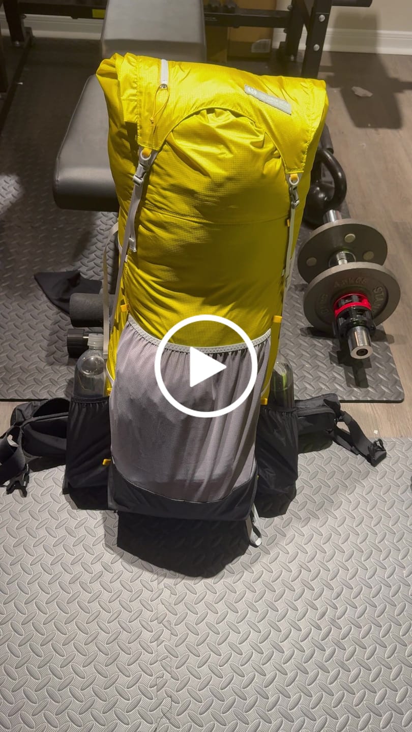 Customer video review of Gorilla 50 Ultralight Backpack - Yellow
