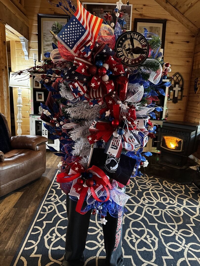 Customer photo review of Home of the Brave Eagle Emblem Accent Sign - Made in USA