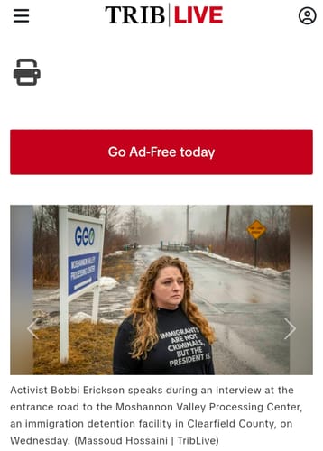 Customer photo review of Immigrants Front English and Back Spanish Unisex T-Shirt