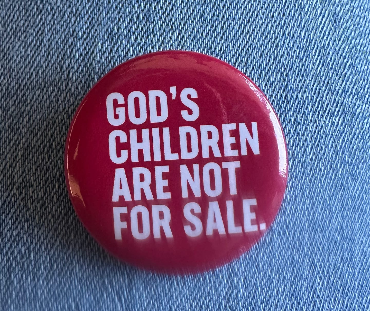 Customer photo review of Sound of Freedom Buttons - Pack of 4