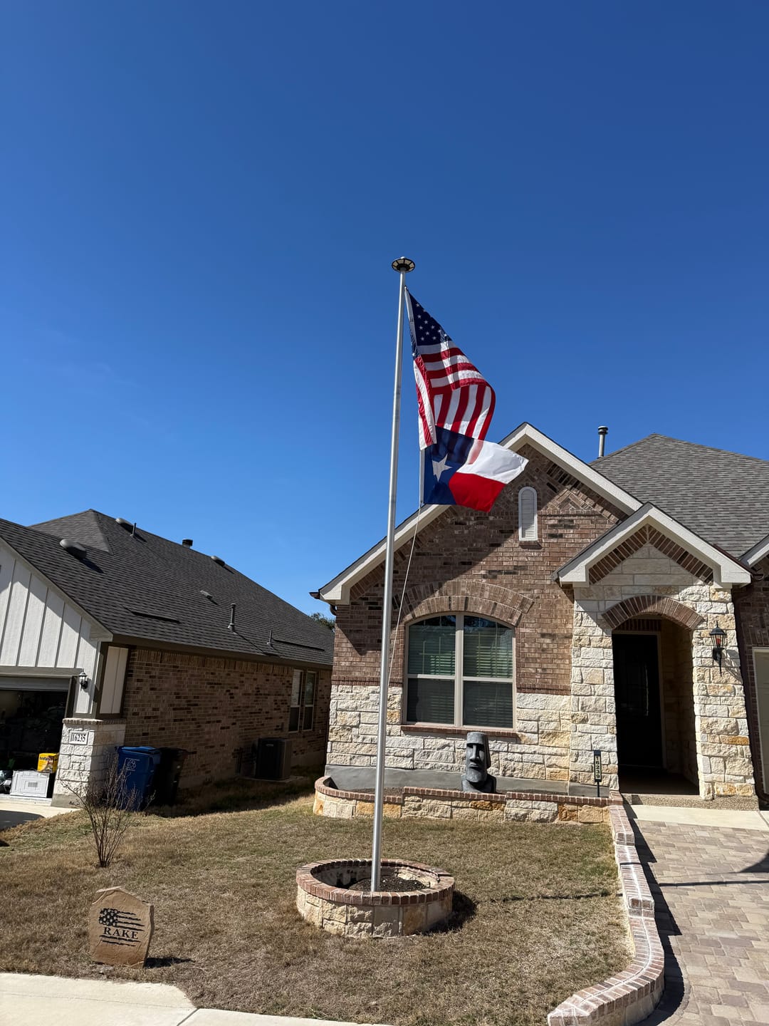 Customer photo review of 3' x 5' Texas Flag