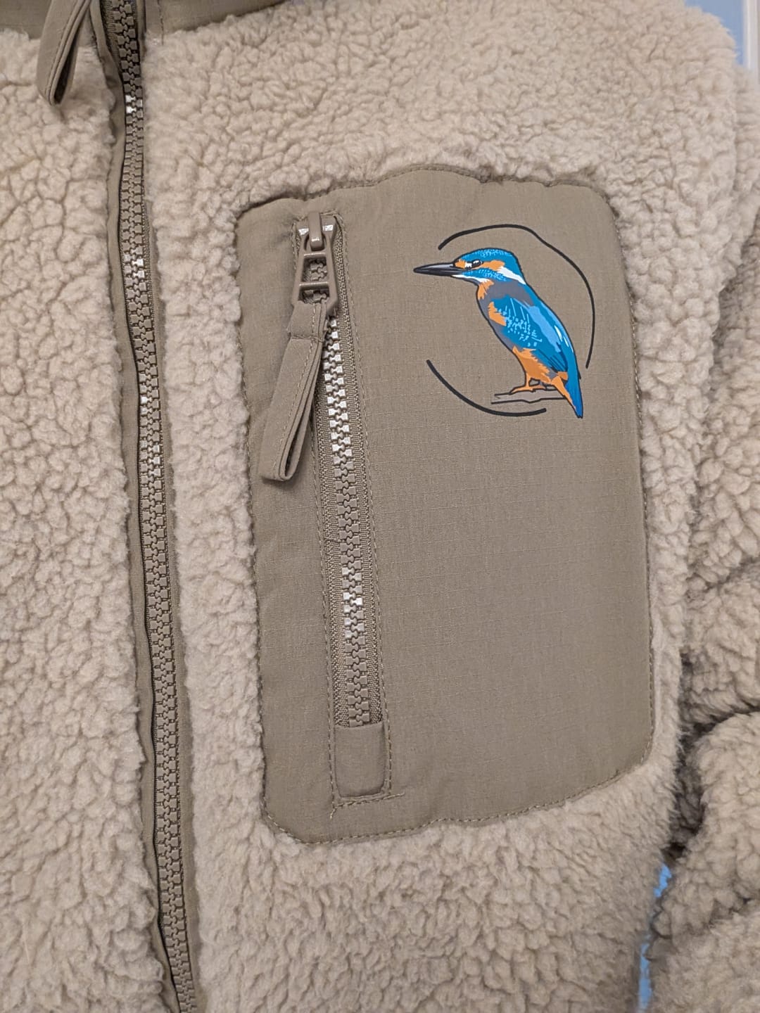 Customer photo review of Eisvogel ganz Sherpa Unisex Jacke