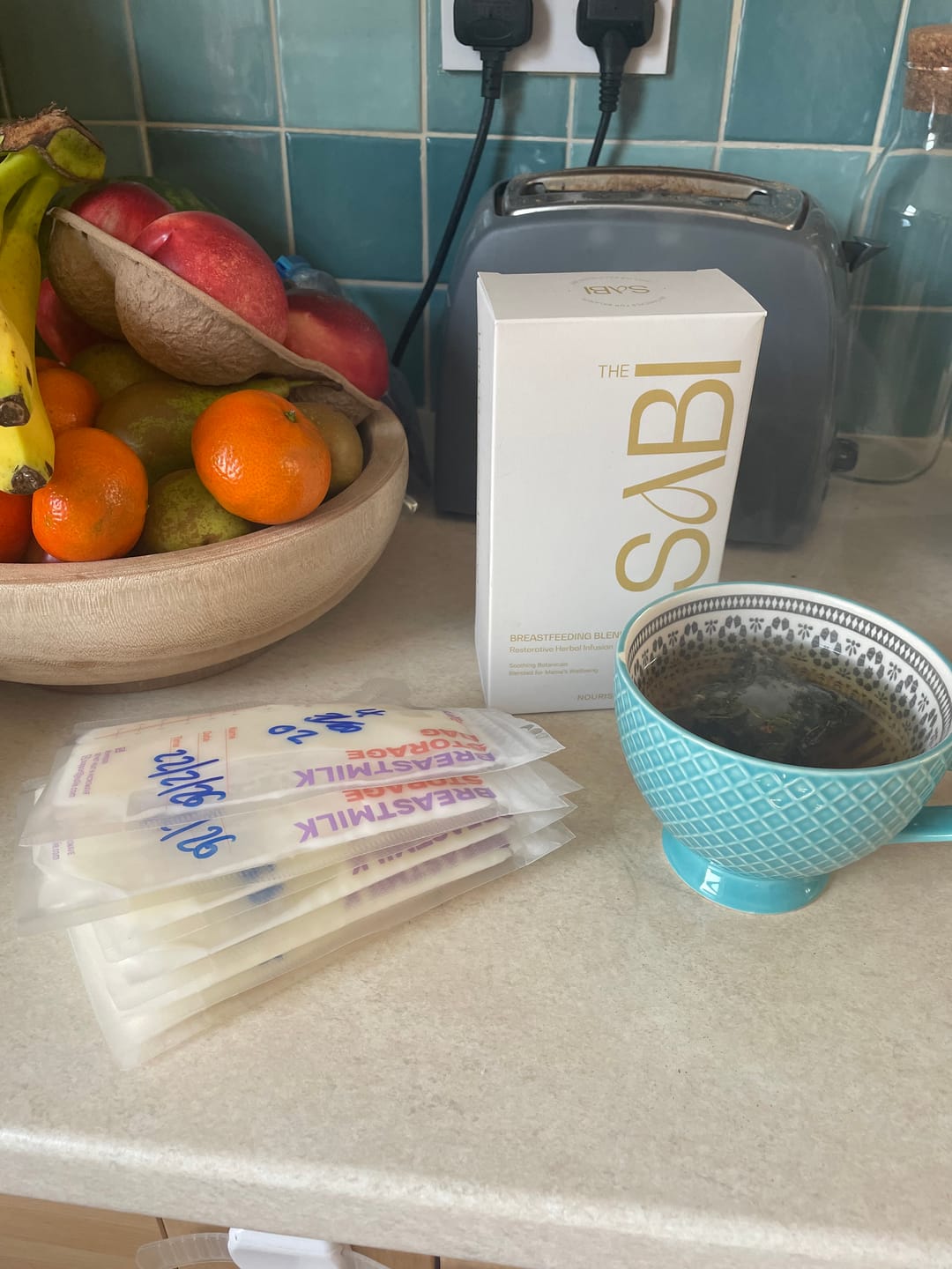 Customer photo review of The Breastfeeding Herbata