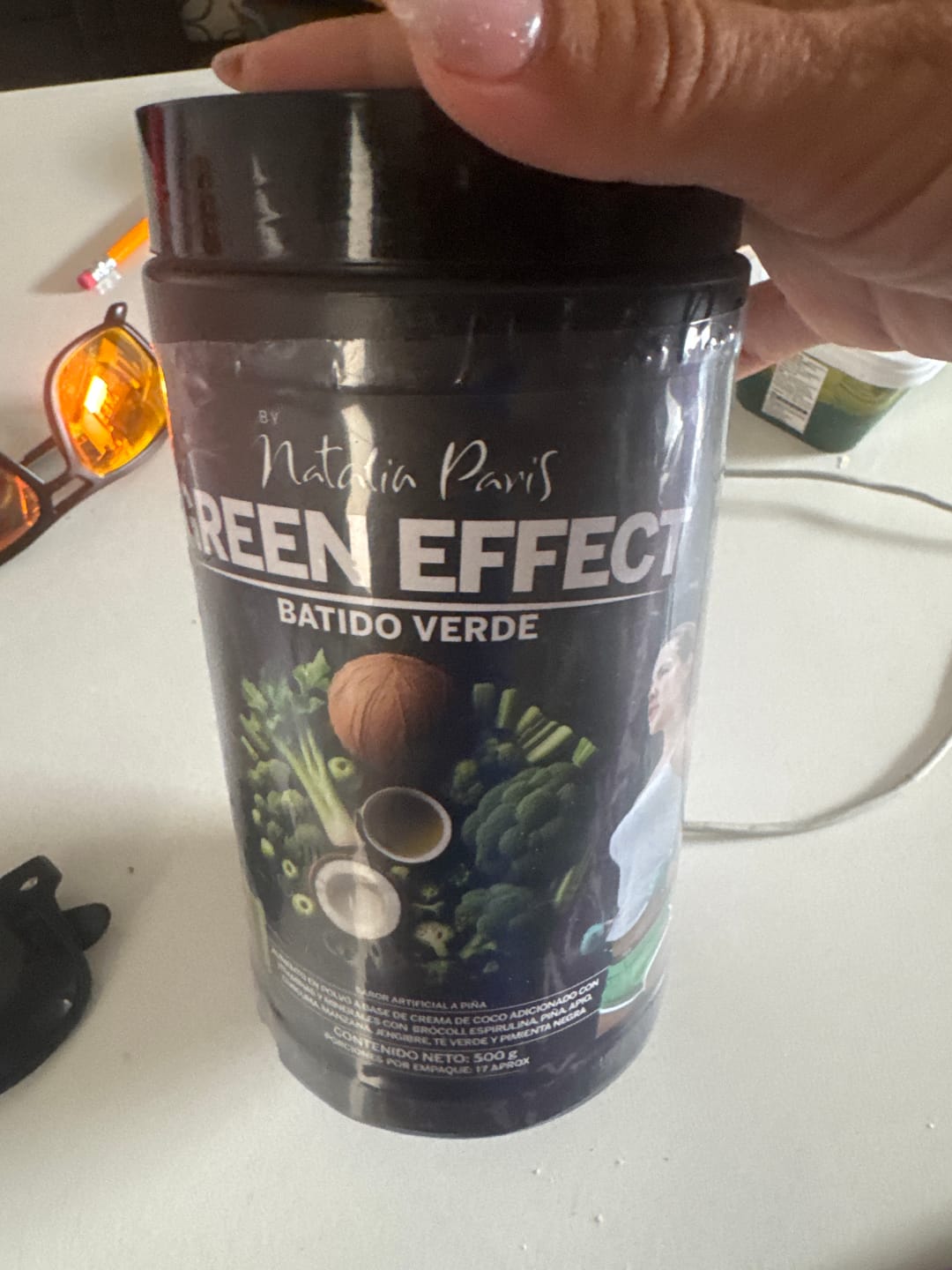 Customer photo review of Batido Verde Quemador Green Effect by Natalia Paris x 500 g