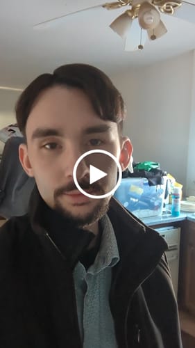 Customer video review of Moissanite With Channel Set Sapphire Accents Engagement Ring