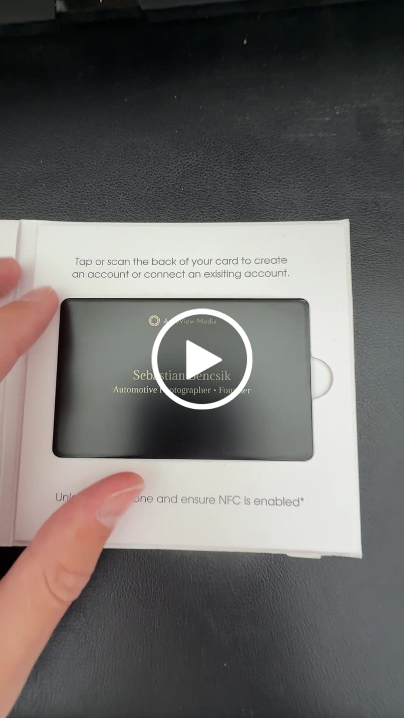 Customer video review of Custom Metal Digital Business Card (Laser Engraved)