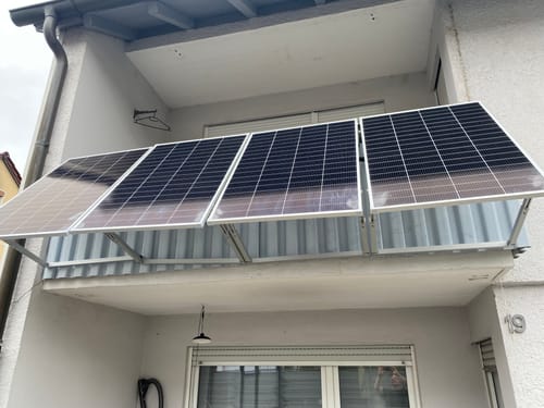 Customer photo review of Ray Lite Balkonkraftwerk 200W~1200W