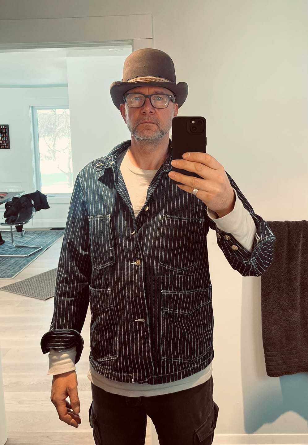 Customer photo review of 1930s Wabash Railway Work Coat