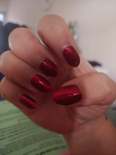 Customer photo review of Suzy | Super Jellies DIY Hard Semi Cured Gel Nail Wraps by