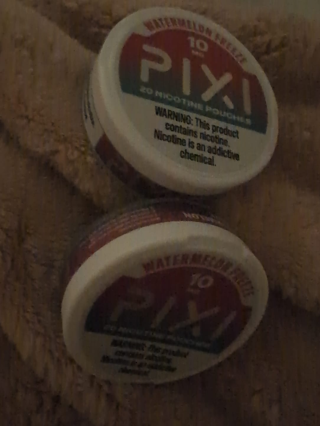 Customer photo review of PIXI Nicotine Pouches