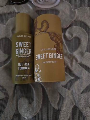 Customer photo review of [Nut-Free] Sweet Ginger Dry Oil for Sensitive Skin