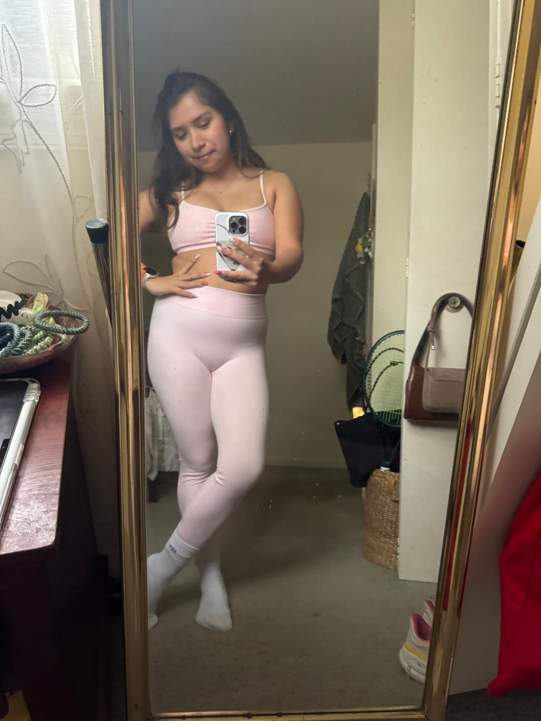 Customer photo review of The Ballet Bralette / PowderPink-Cream