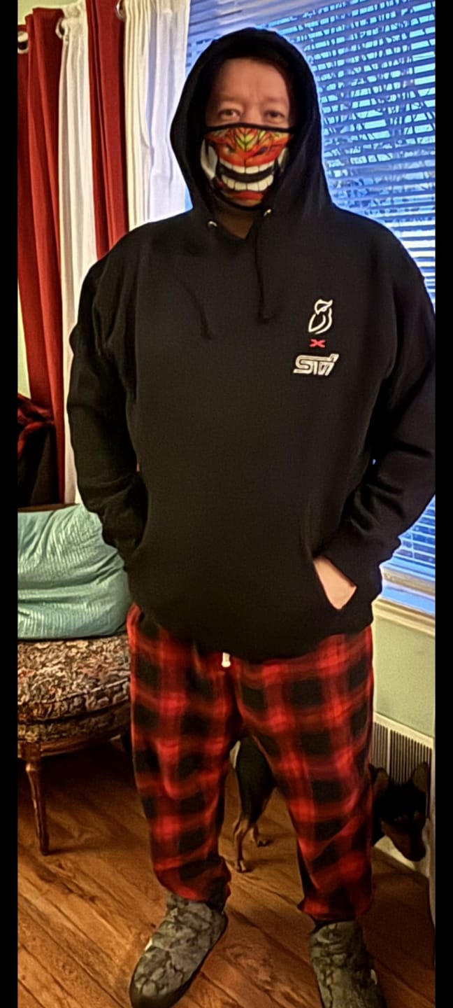 Customer photo review of Hawkeye STi Hoodie- Black