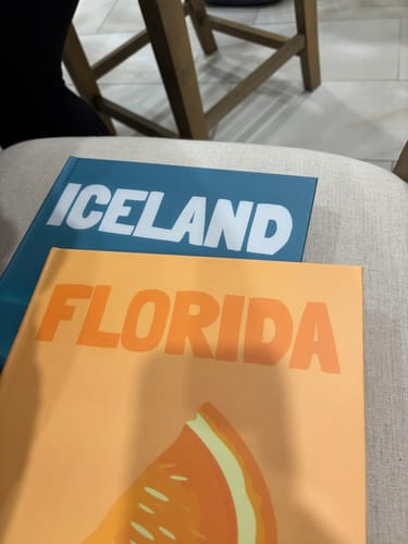 Customer photo review of Custom Travel Book
