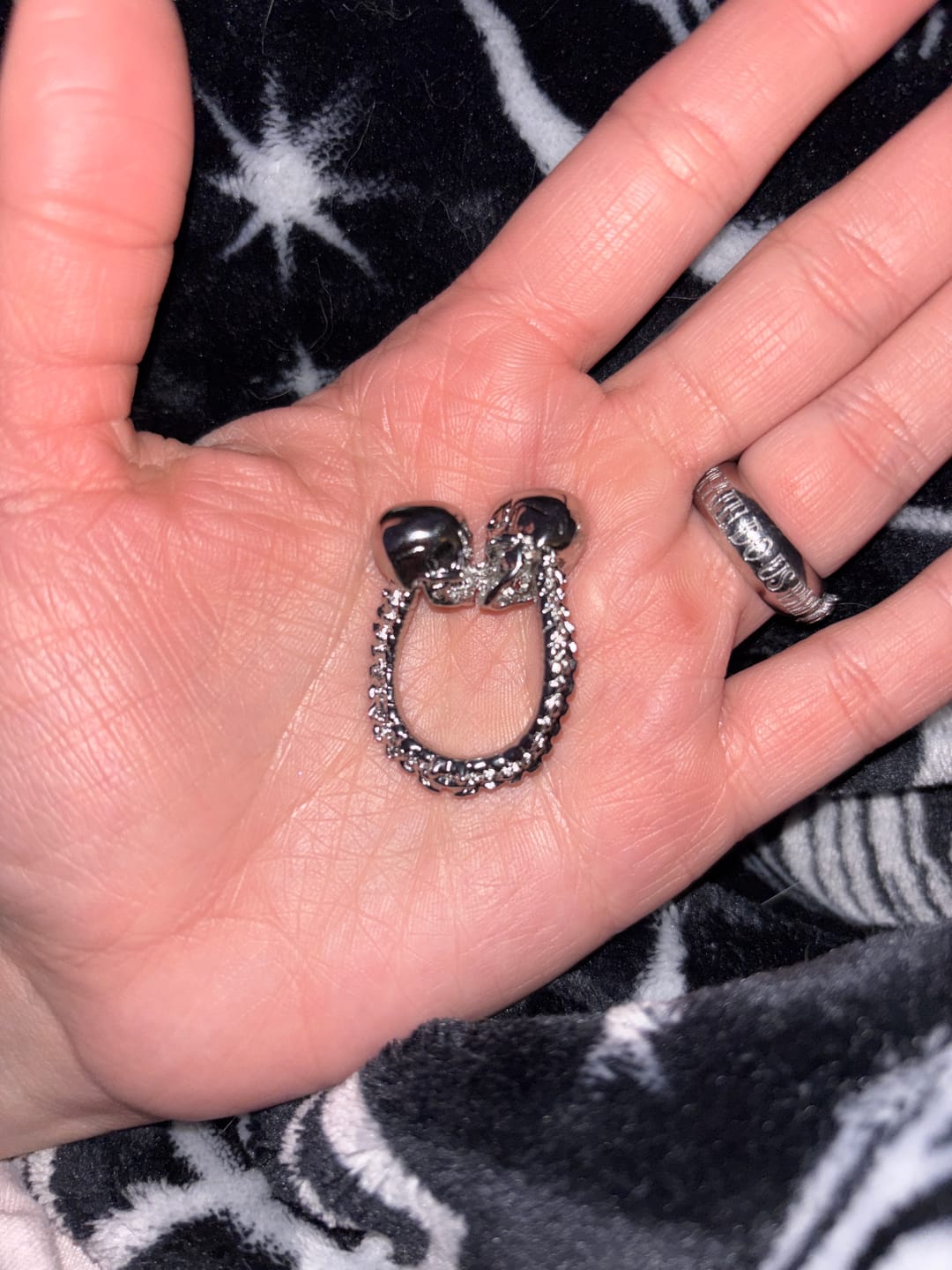 Customer photo review of DEATH WON'T DO US PART RING