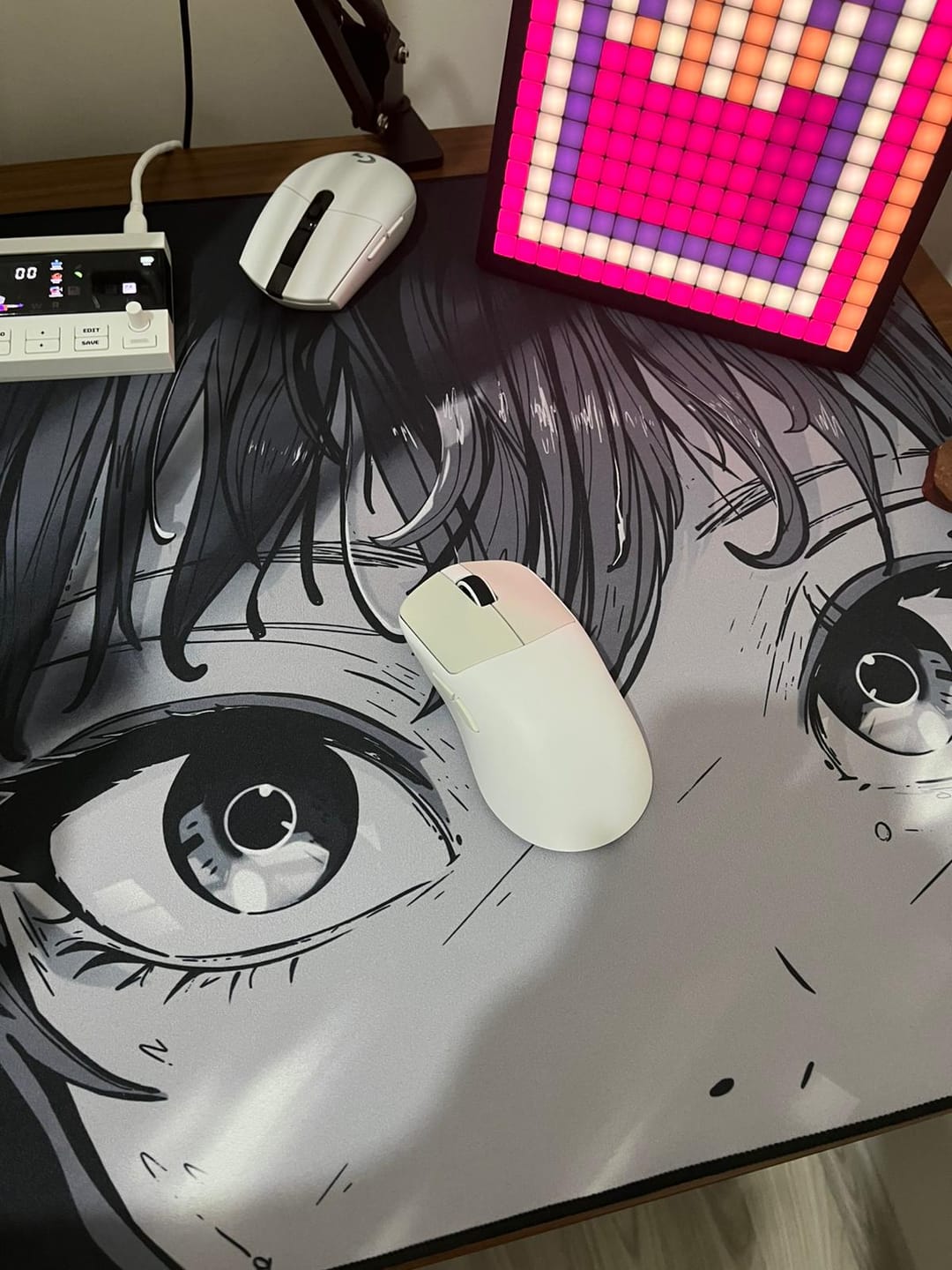 Customer photo review of Wraith Ace Series [Glimpse] Limited Edition Poron Mousepad