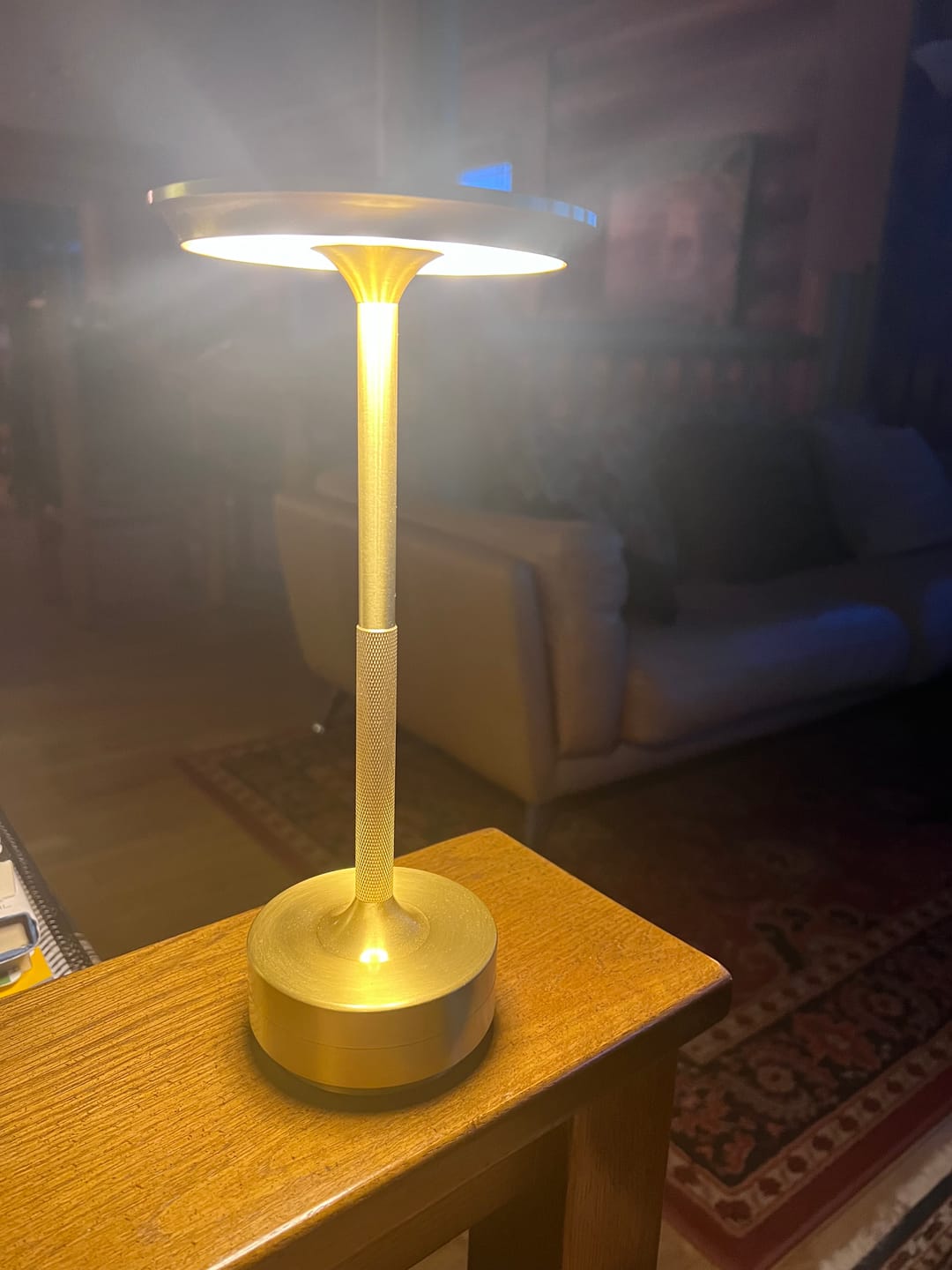 Customer photo review of Ambient™ Metallic Cordless Table Lamp