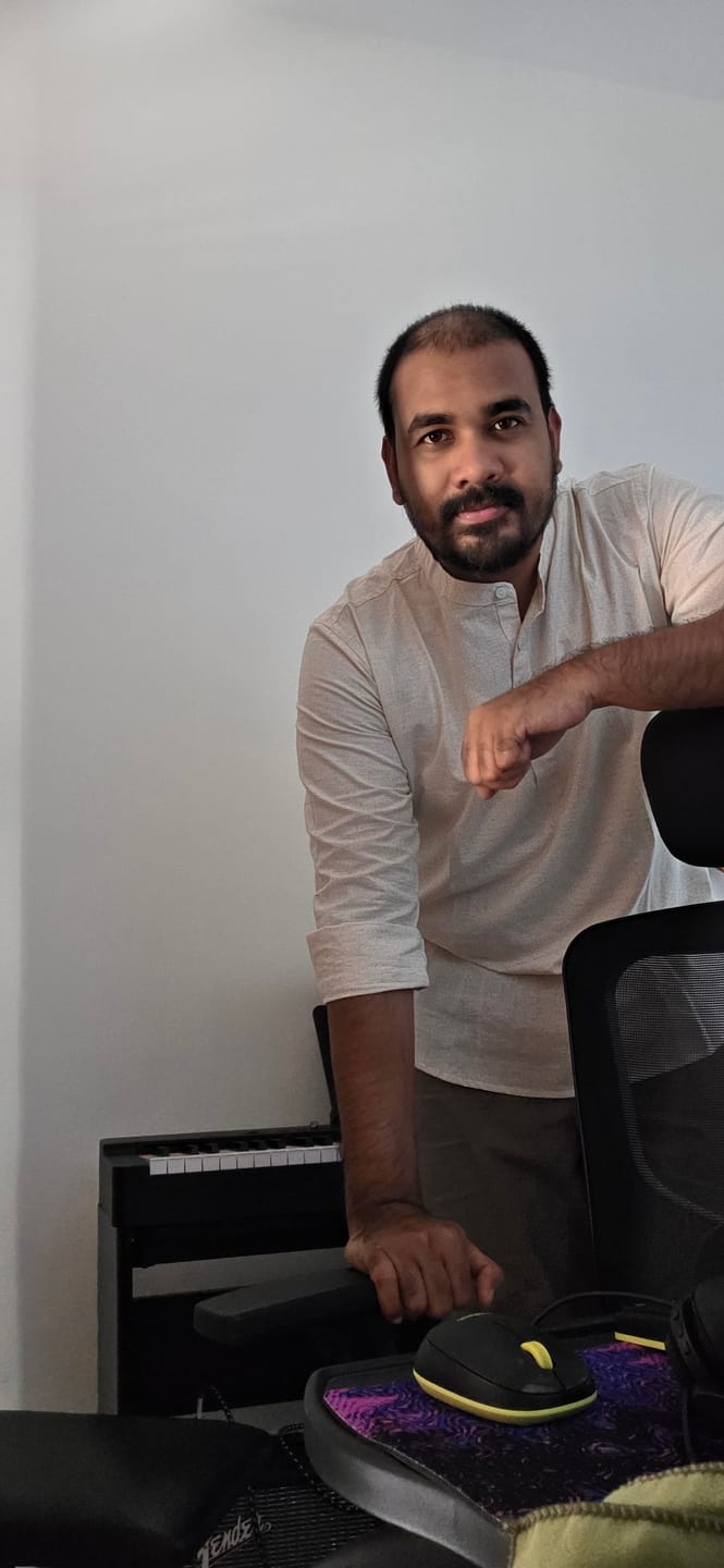 Customer photo review of Men Ecru Airy Linen Short Kurta
